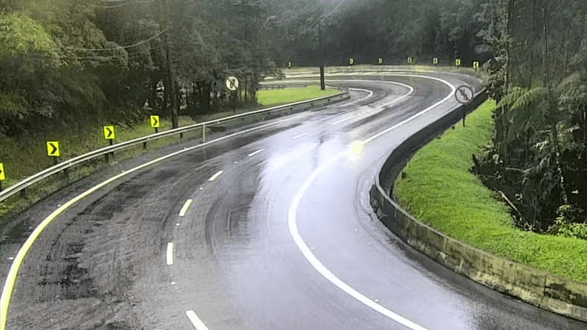 Serra Antiga da Tamoios segue temporariamente interditada devido à chuva
