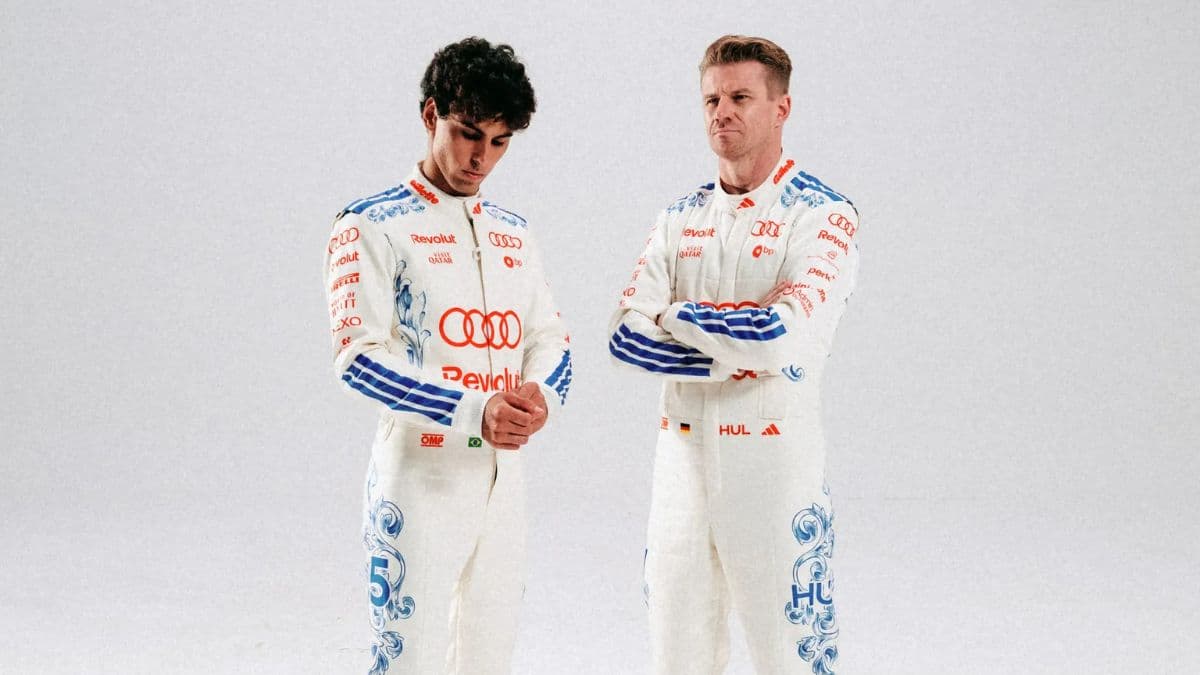 Audi revela macacão especial de Bortoleto e Hülkenberg para Singapura; veja