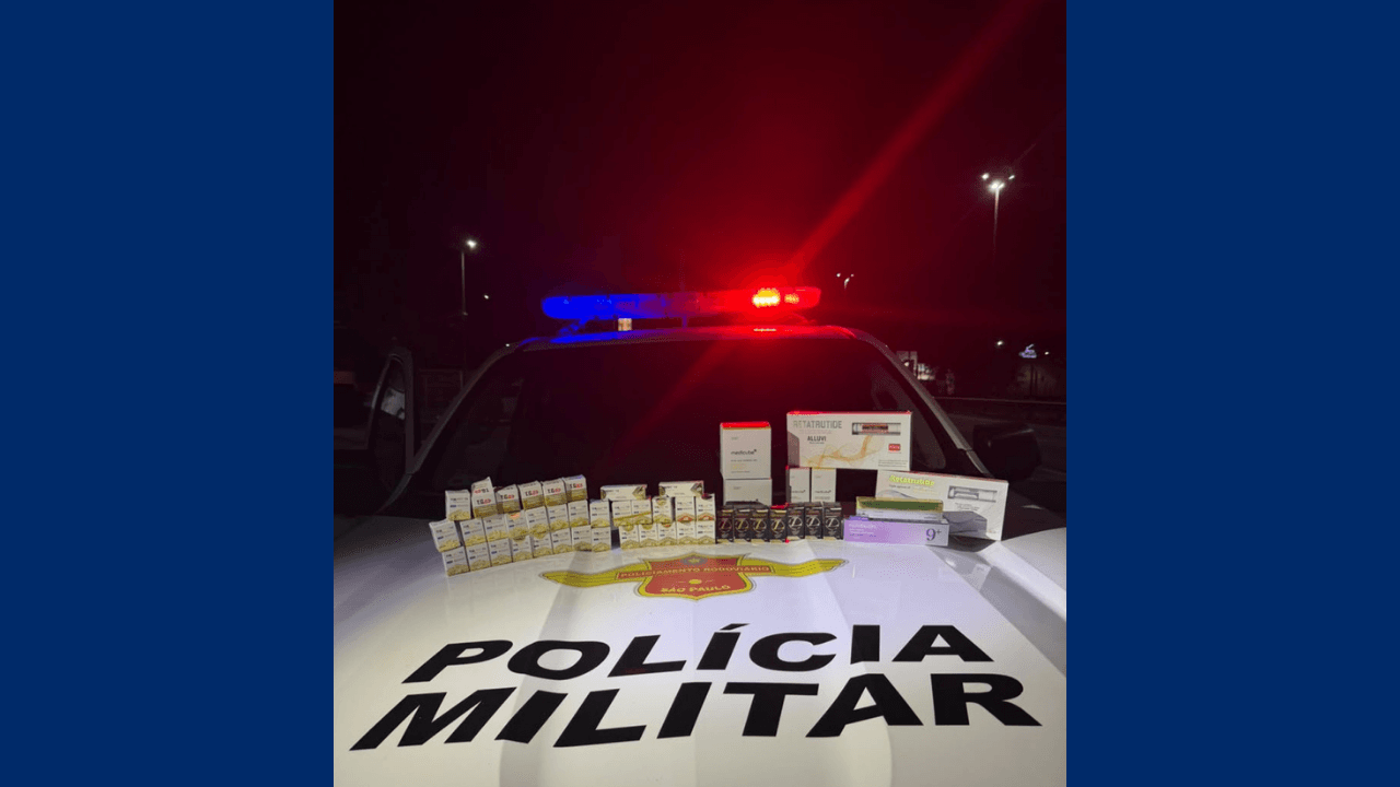 Contrabando: homem é preso com medicamentos irregulares em Itapetininga