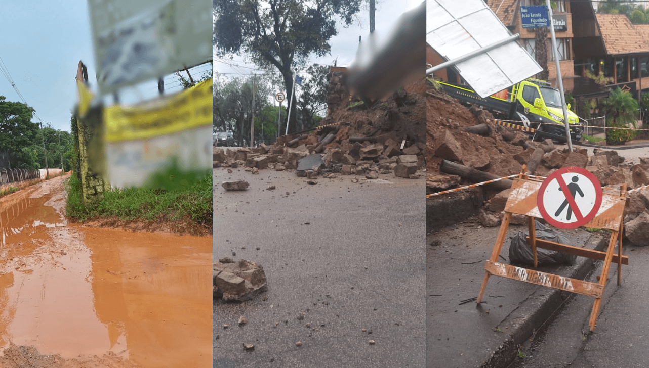 Jundiaí: chuvas causam quedas de árvores, deslizamento e alagamento
