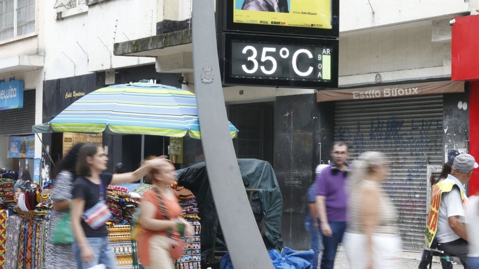 Onda de calor coloca SP em alerta para baixa umidade e Sul pode ter granizo