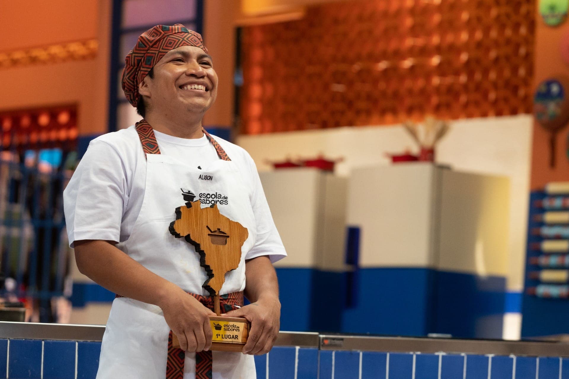 Alison vence o Escola de Sabores: "Vou orgulhar os povos originários"