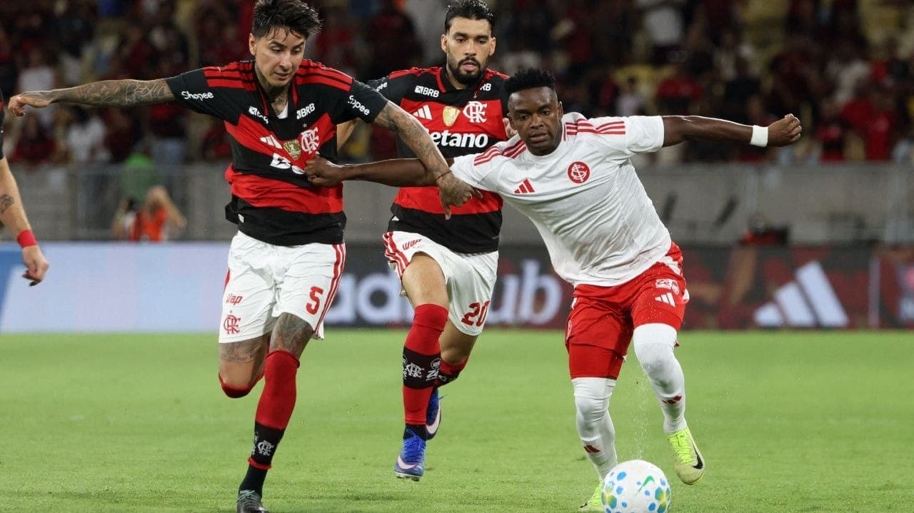 Ouça ao vivo Flamengo x Inter na RB e siga o tempo real no Brasileirão