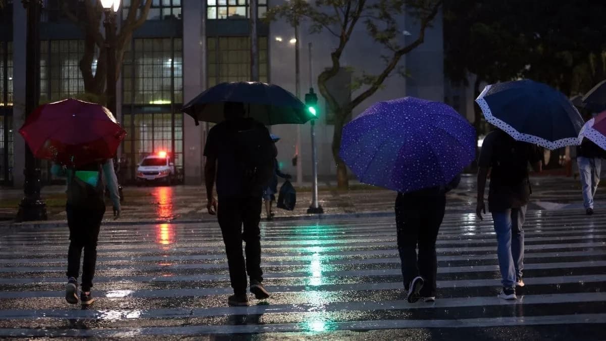 SP tem alerta para chuva forte e risco de deslizamentos nesta segunda (14)