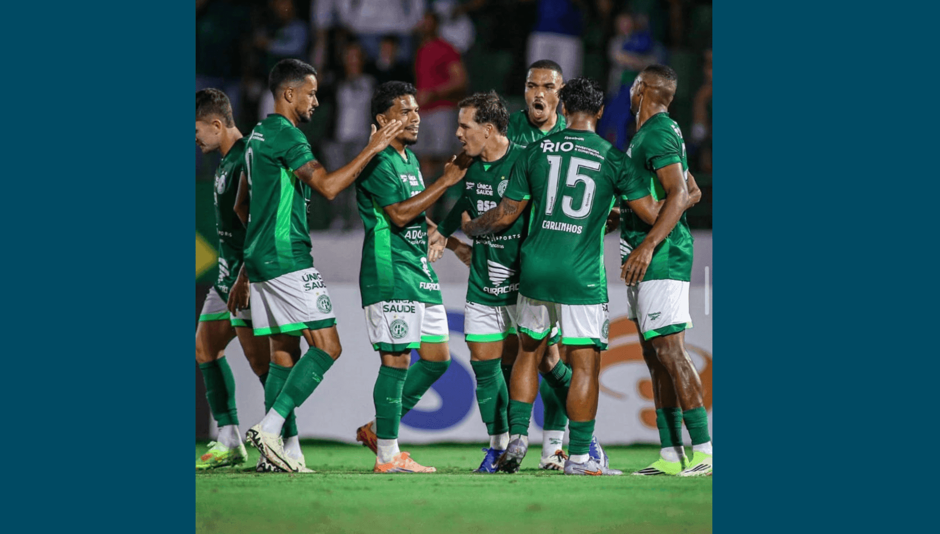 Guarani atropela o Amazonas por 5 a 0 e assume a liderança da Série C