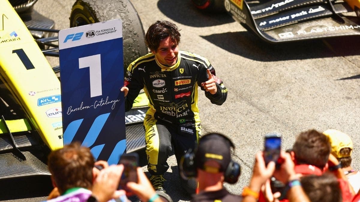 Rafa Câmara leva a corrida principal de Barcelona e vence a primeira na F2