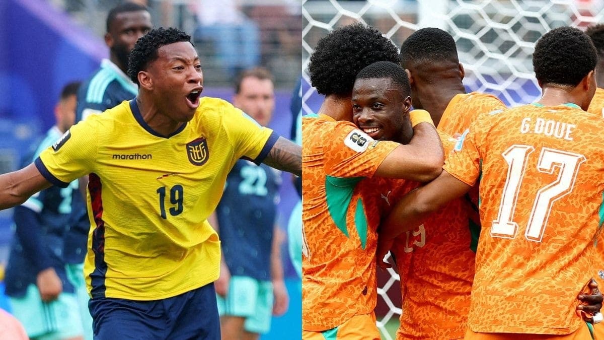 Costa do Marfim vence e pode cruzar com o Brasil; Equador vira e avança
