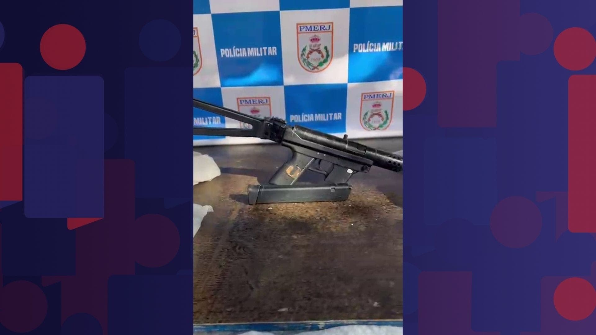 Criminoso é preso com submetralhadora na Gardênia Azul