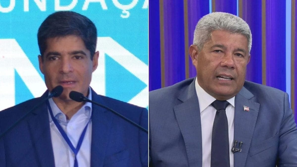 Quaest: ACM Neto e Jerônimo Rodrigues empatam na disputa pelo governo da BA