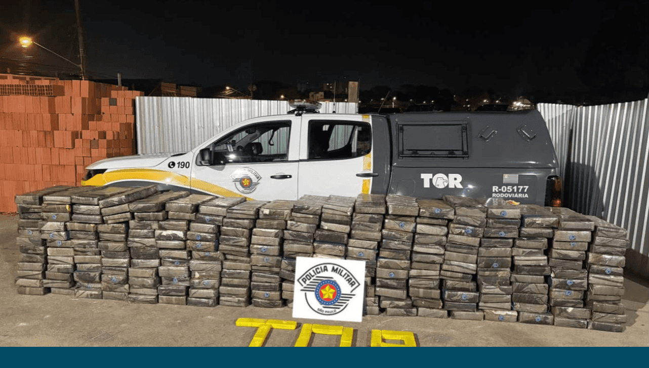 Polícia apreende mais de duas toneladas de maconha em Itu