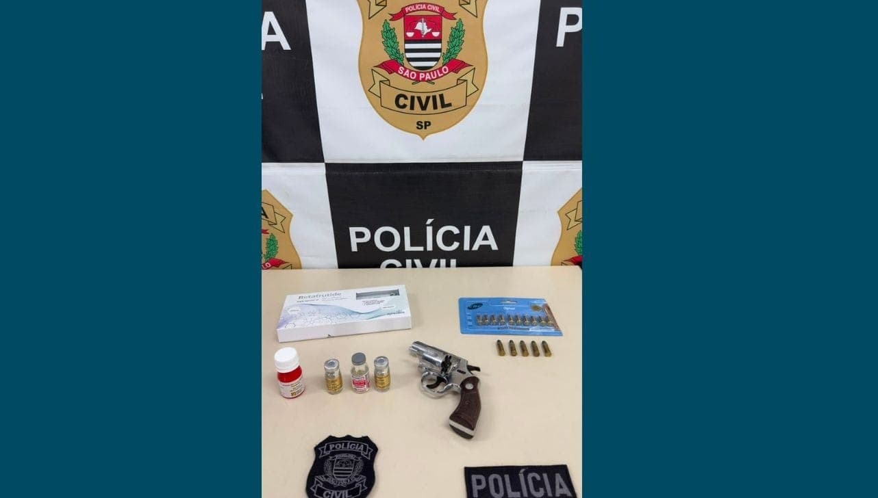 Homem é preso e arma que ele usava para ameaçar ex-companheira é apreendida