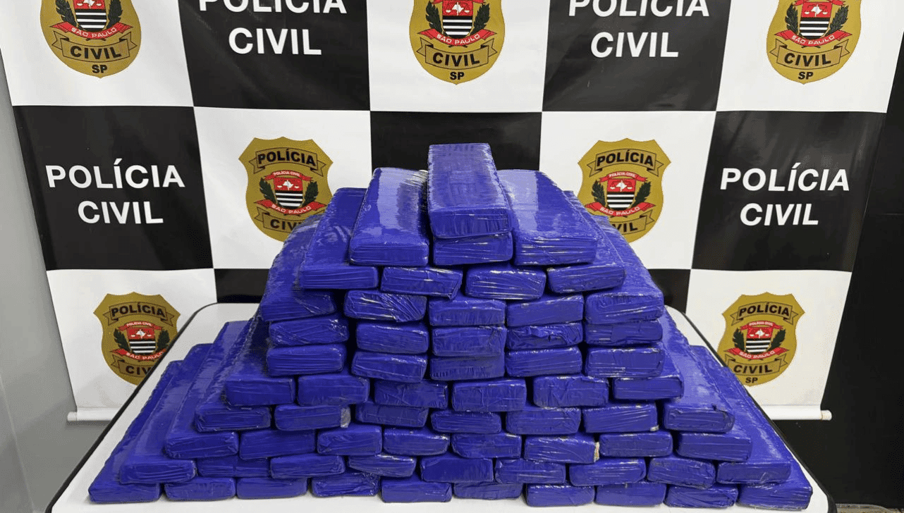 Homem é preso após ser encontrado com aproximadamente 70 kg de maconha