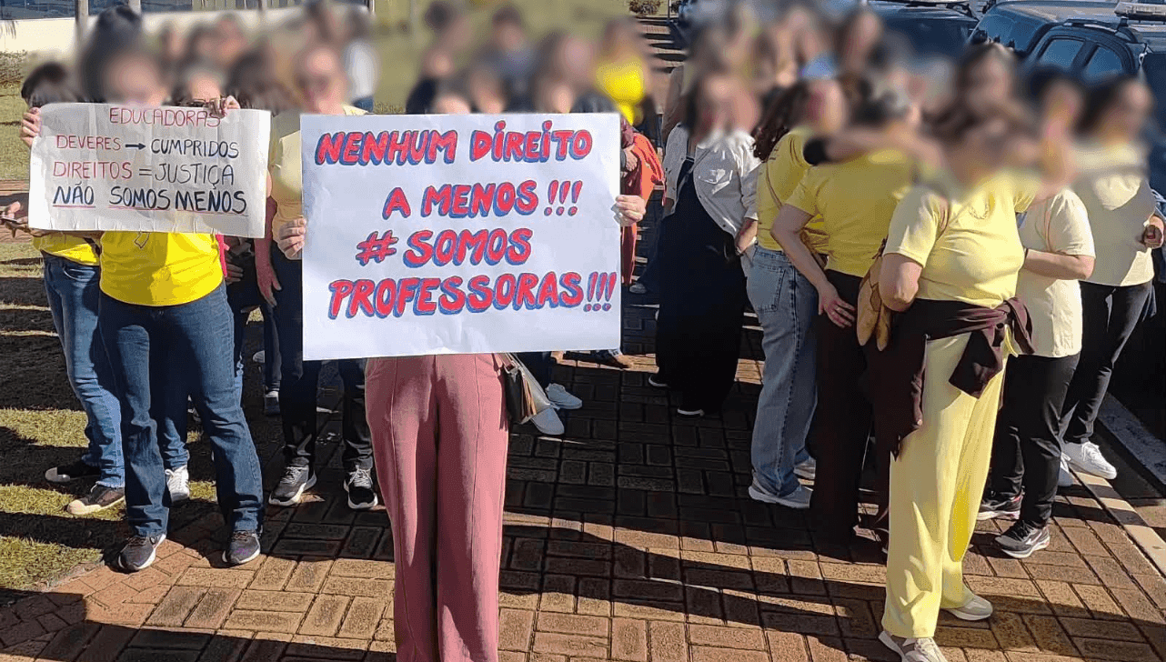 Paulínia: educadoras iniciam greve por igualdade de direitos e salários
