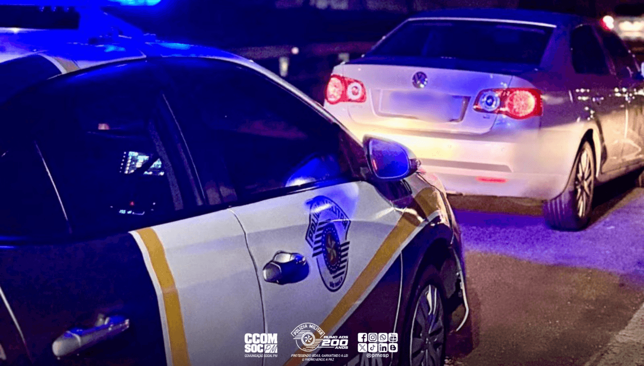 Motorista bêbado é preso após bater e ferir motociclista em Hortolândia