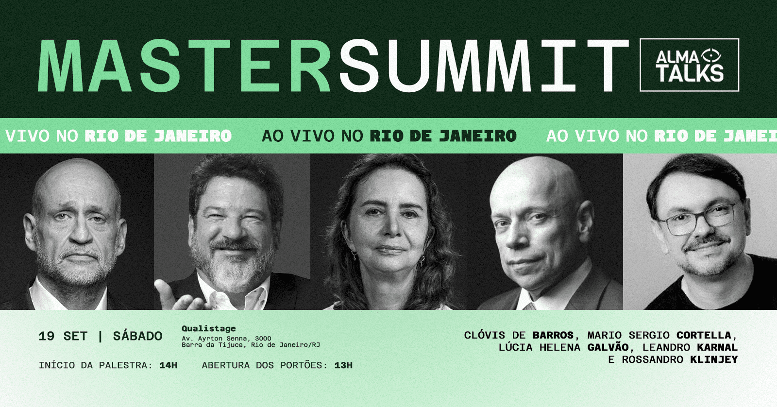 Master Summit reúne Cortella, Karnal e outros pensadores no Rio