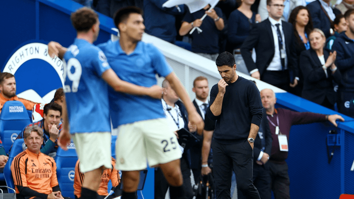 Arsenal é derrotado pelo Brighton e pode perder liderança na Premier League