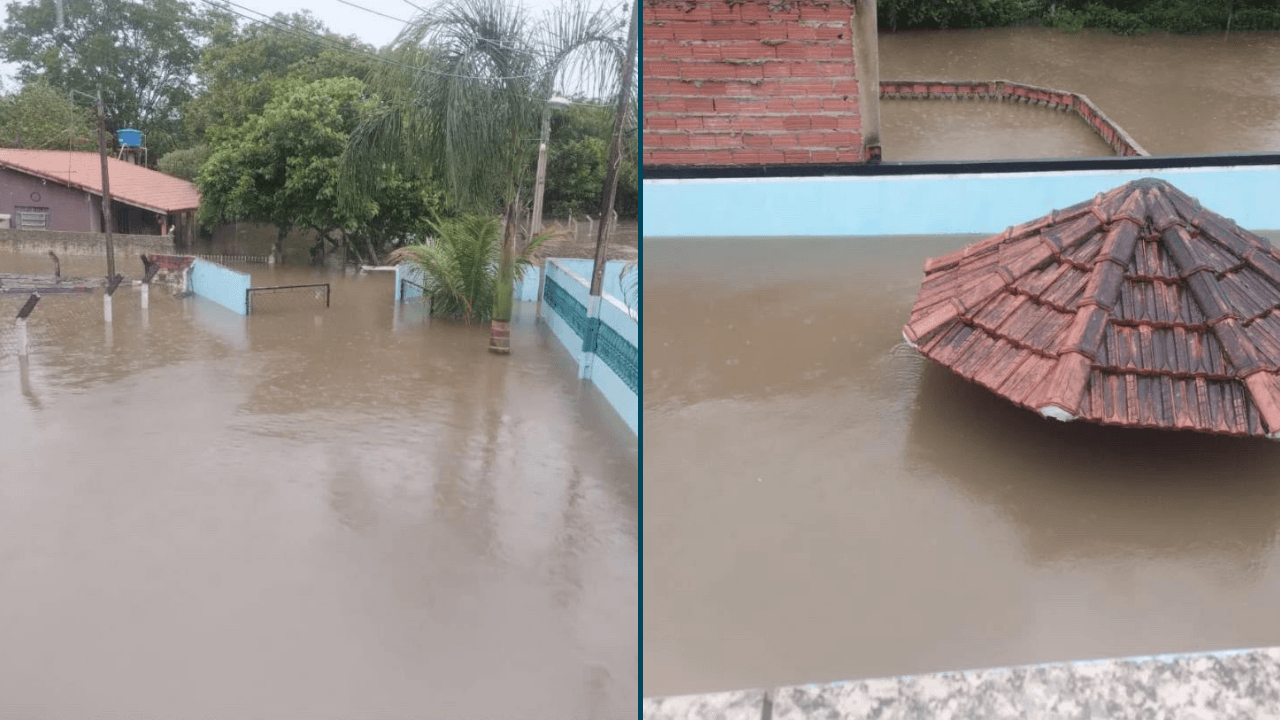 Após chuvas, elevação do rio atinge cerca de 200 imóveis em Itapetininga