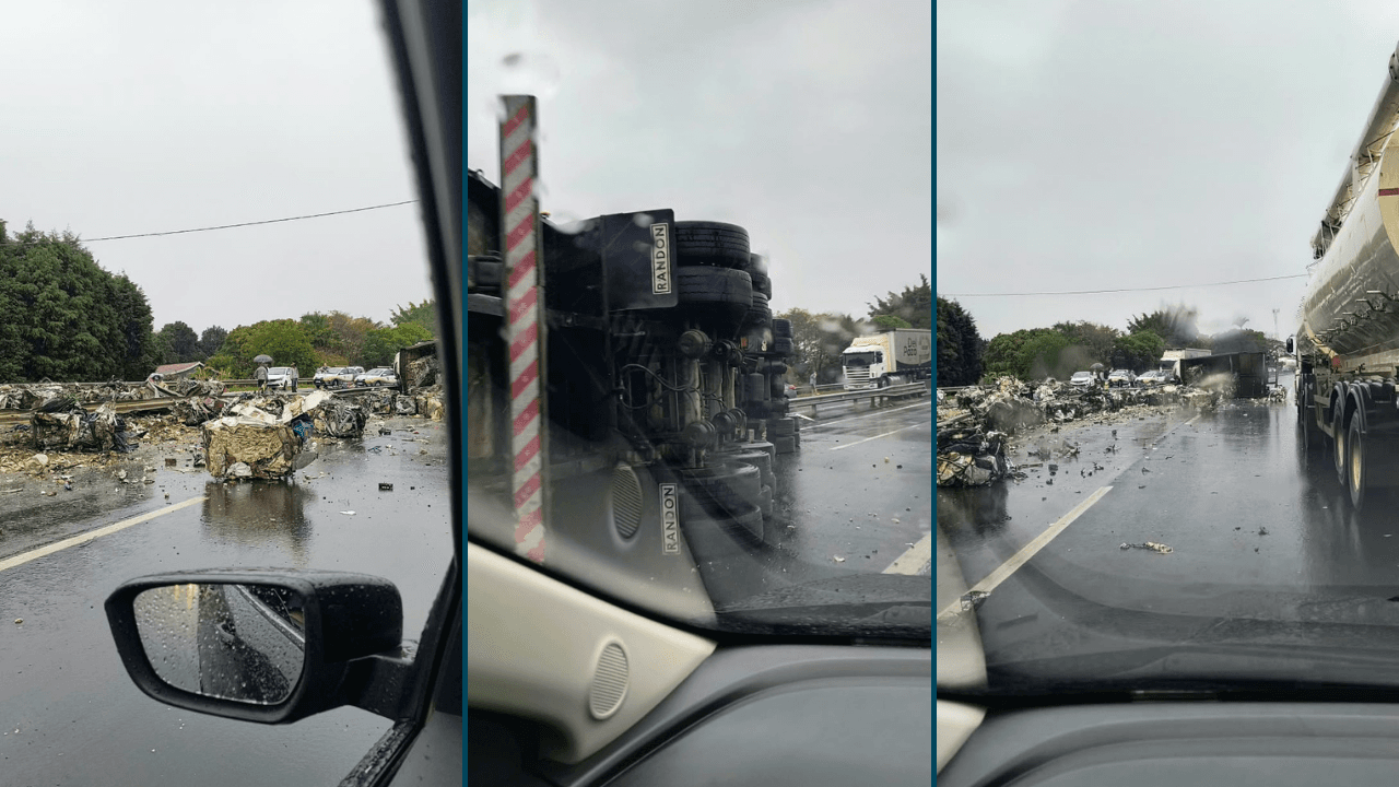 Motorista de carreta morre após colisão frontal na Raposo Tavares