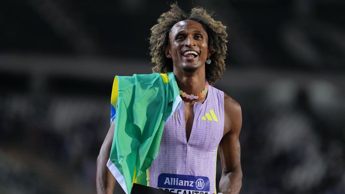 Alison dos Santos conquista o tri na Diamond League