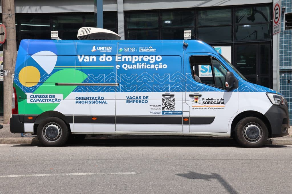 Van do Emprego passa por quatro pontos de Sorocaba nesta semana