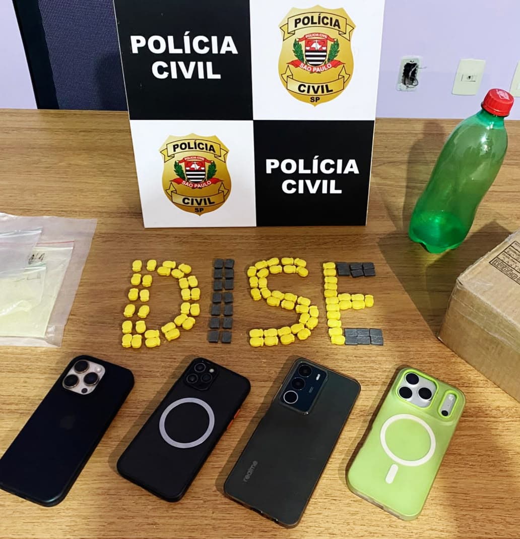 Polícia apreende 100 comprimidos semelhantes a ecstasy em Santa Fé do Sul