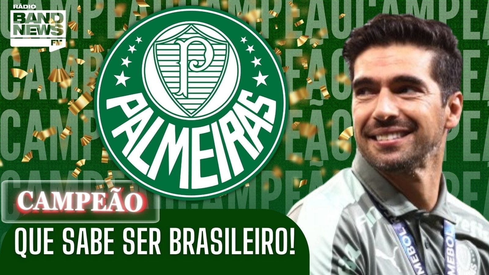 Palmeiras é campeão brasileiro pela 12ª vez