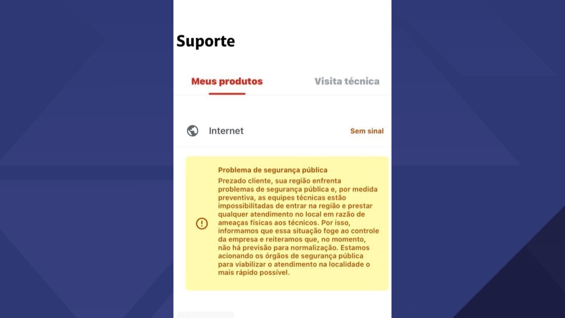 Moradores da Zona Norte do Rio denunciam que estão sem internet desde novembro de 2024