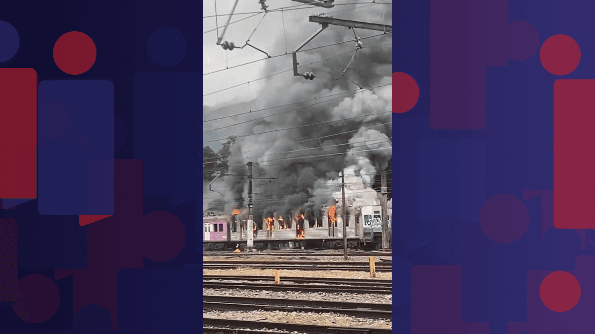 Princípio de incêndio em trem da SuperVia em Japeri pode ter sido vandalismo
