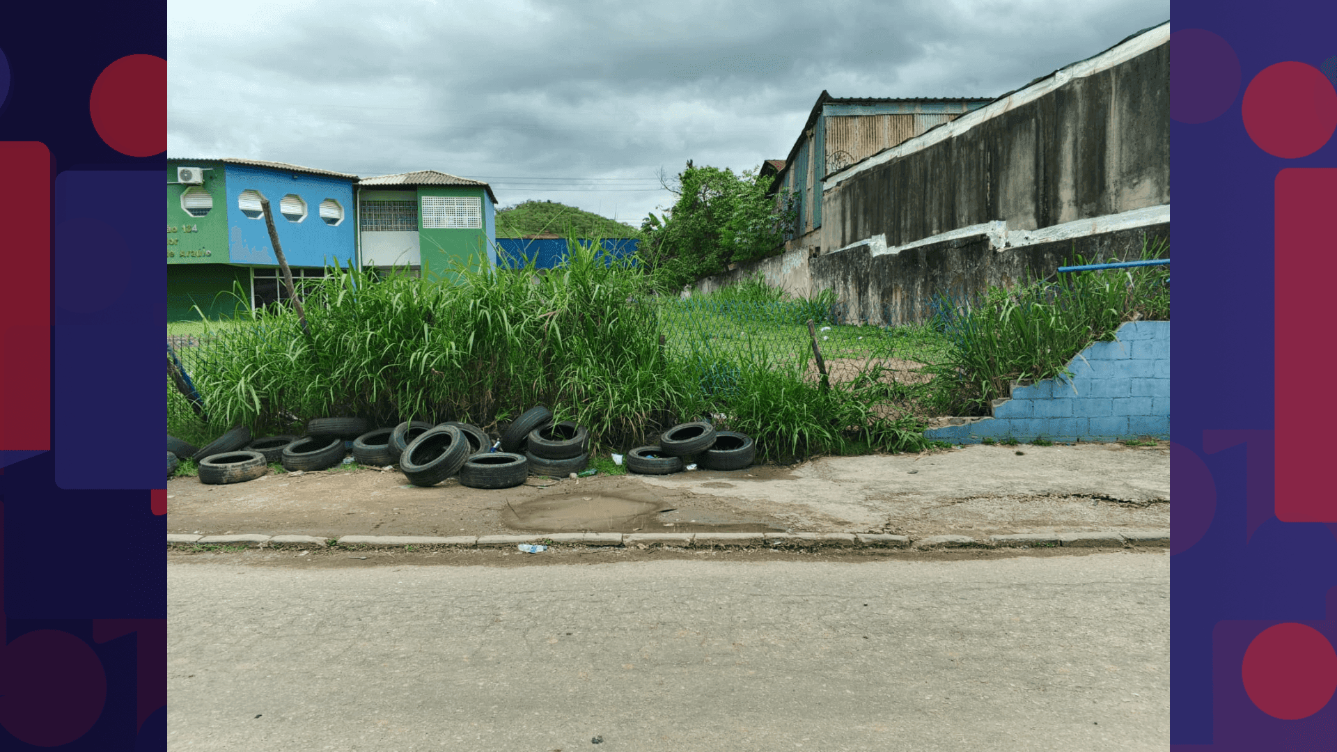 CIEP em Nova Iguaçu pede vistoria urgente após desabamento parcial de muro