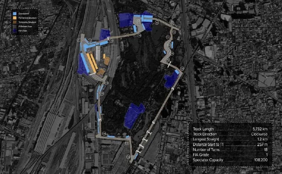 F1 em Bangcoc: Tailândia revela traçado de rua de 5,7 km e mira estreia em 2028