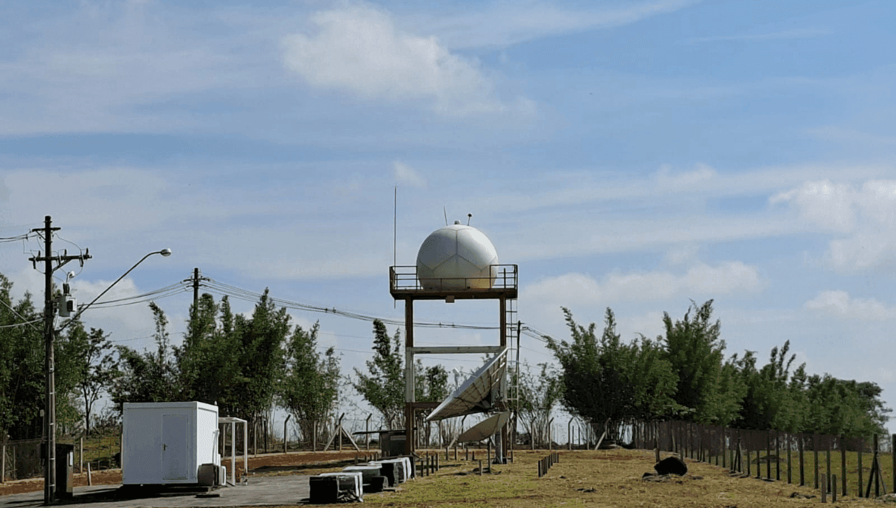 Defesa Civil realiza simulado de lançamento do radar meteorológico