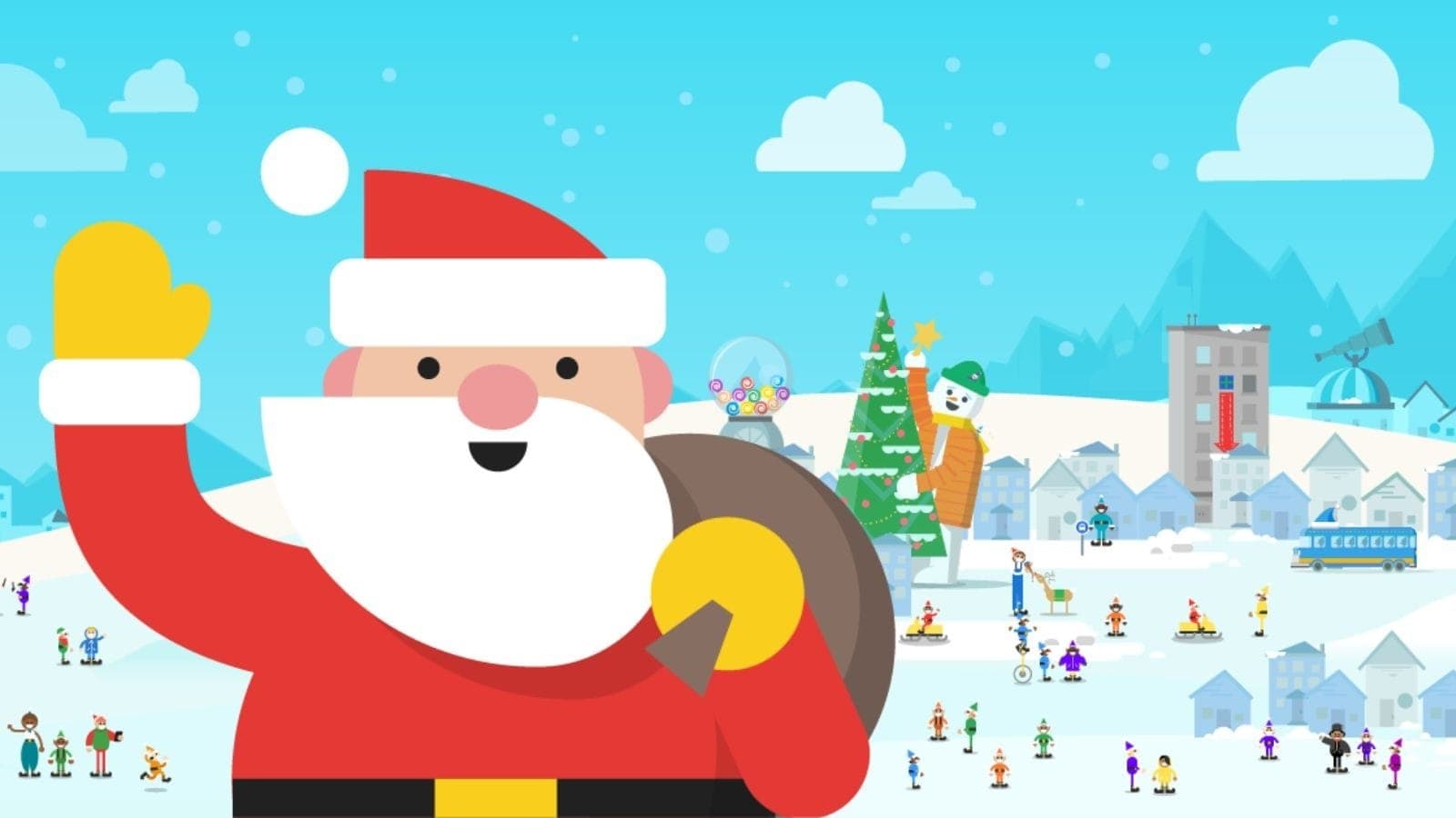 Sites acompanham viagem do papai noel em tempo real