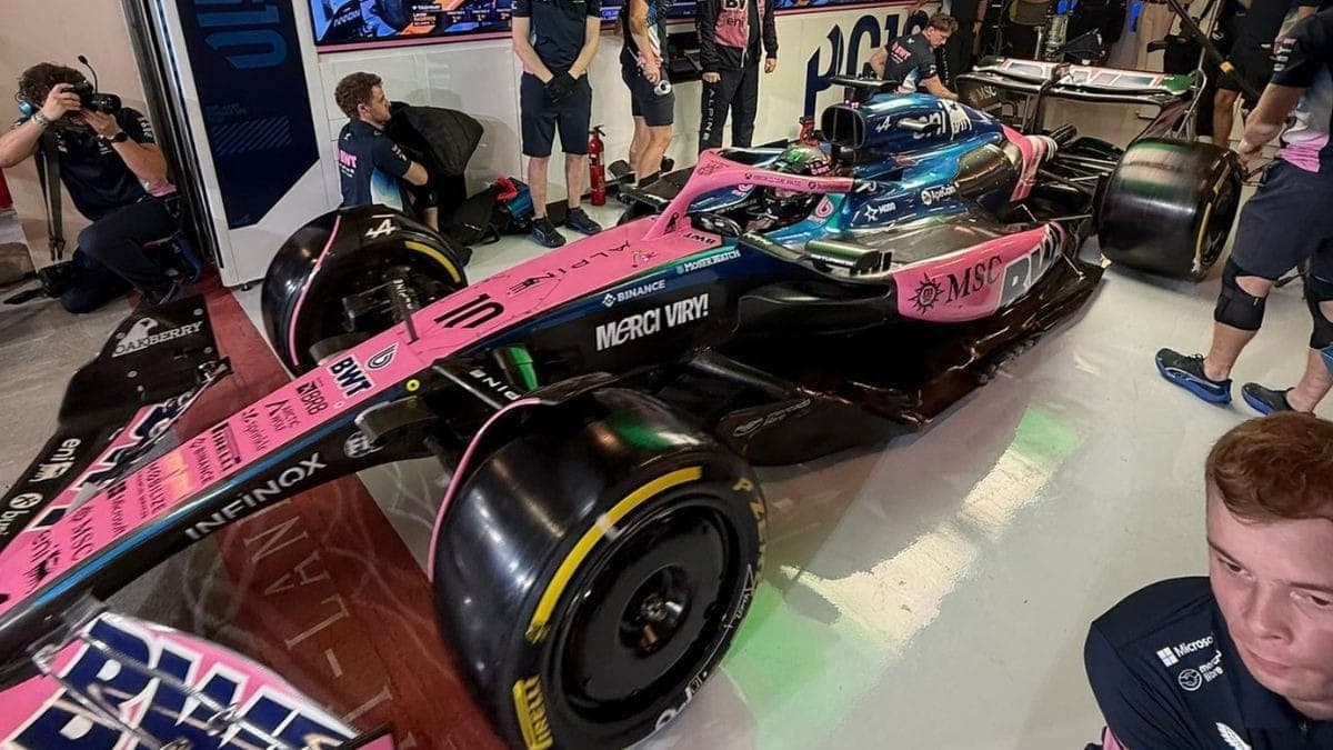 Alpine liga carro para temporada de 2026 da F1 pela primeira vez; veja