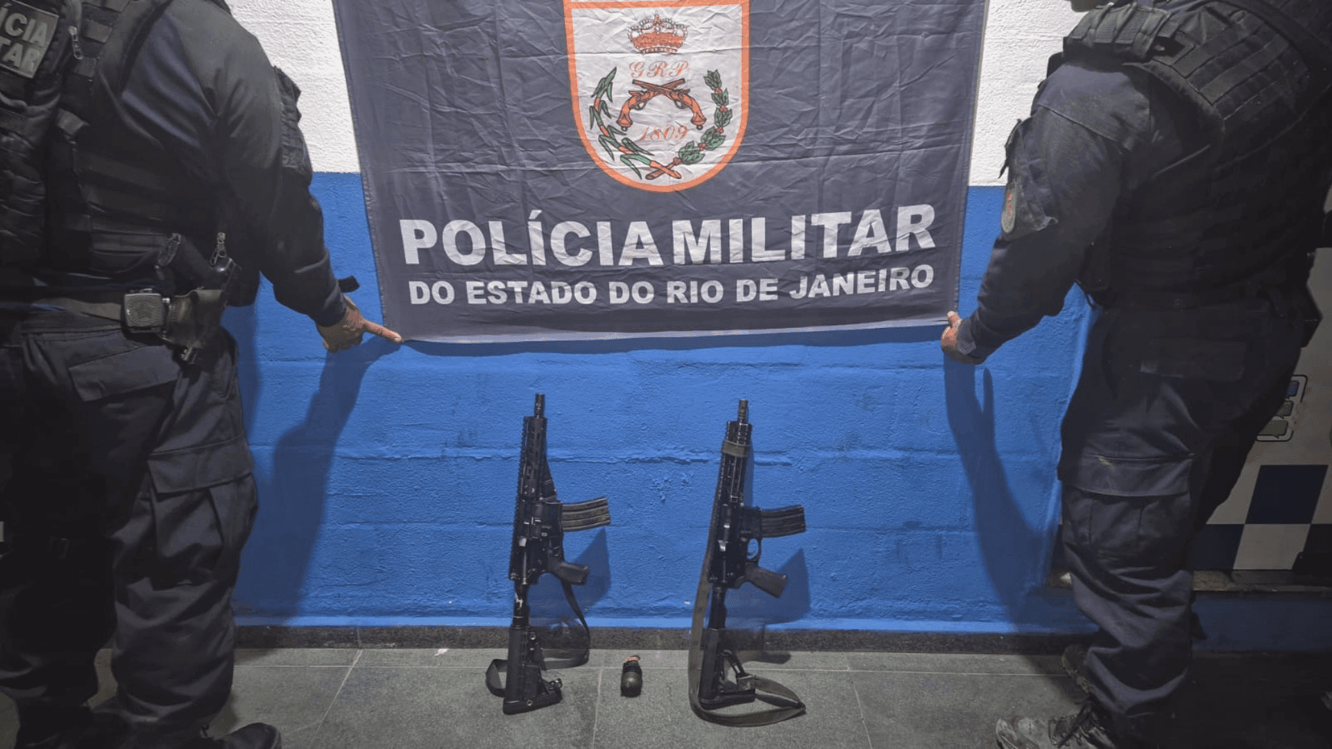 Apreensão de fuzis e granada marca operações no Rio