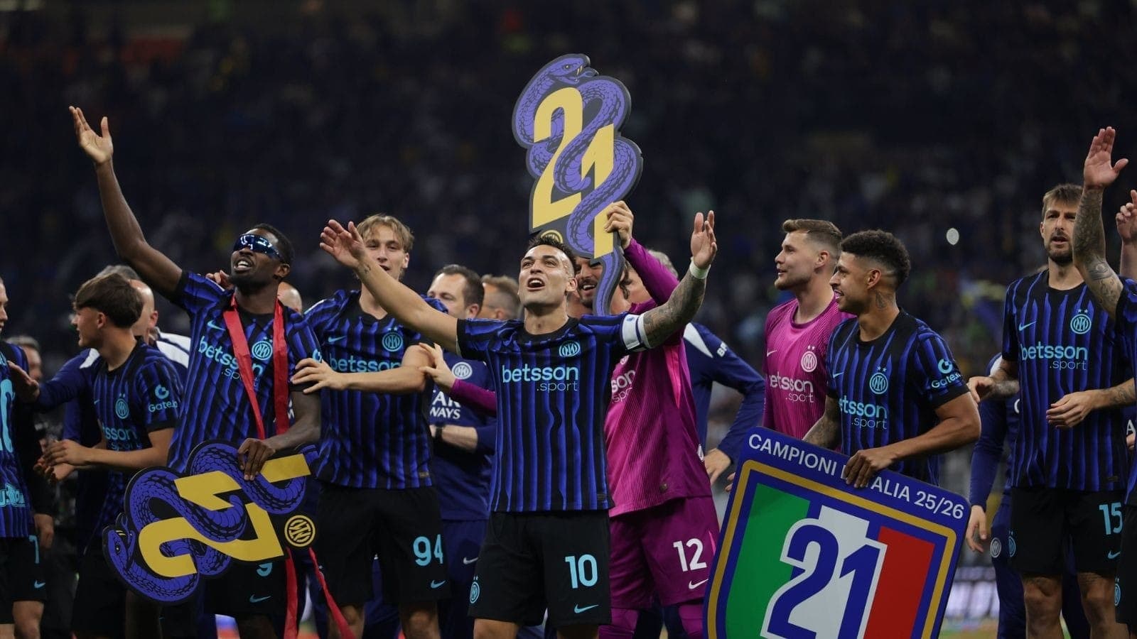 Internazionale vence e é campeã italiana de forma antecipada