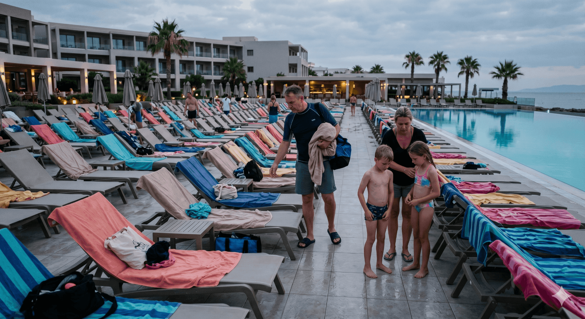 Turista ganha reembolso por falta de cadeira à beira da piscina em hotel