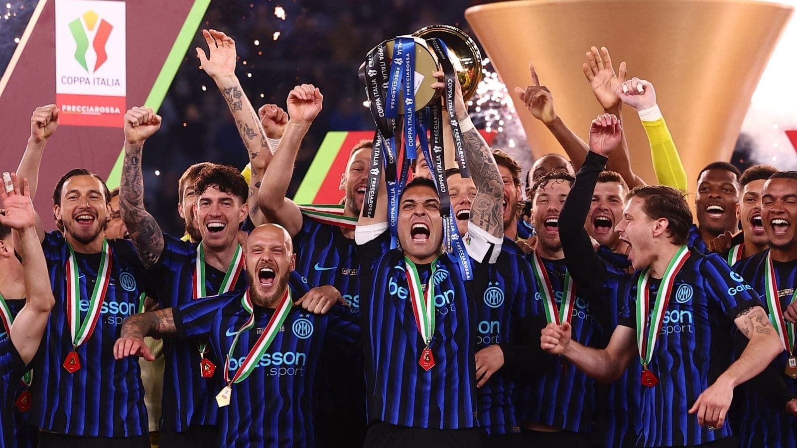 Internazionale confirma favoritismo, vence a Lazio e fatura 10ª Copa Itália