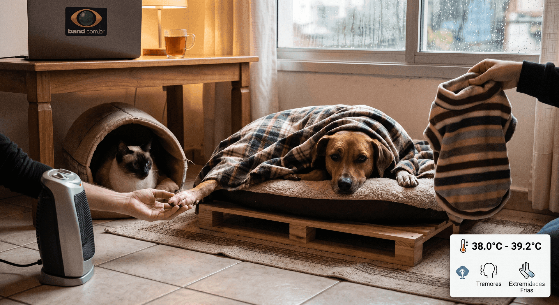 Seu pet está com frio? Saiba como identificar e proteger cães e gatos