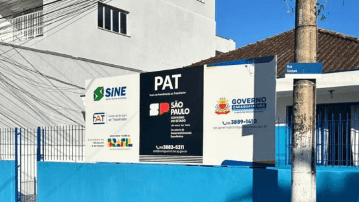 PAT de Caraguatatuba tem 103 vagas disponíveis nesta segunda-feira (6)