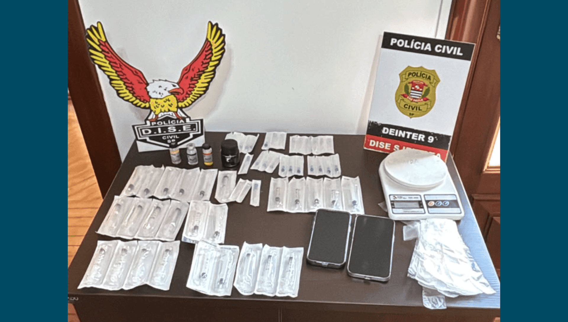 Polícia prende homem por tráfico e venda de anabolizantes no interior de SP