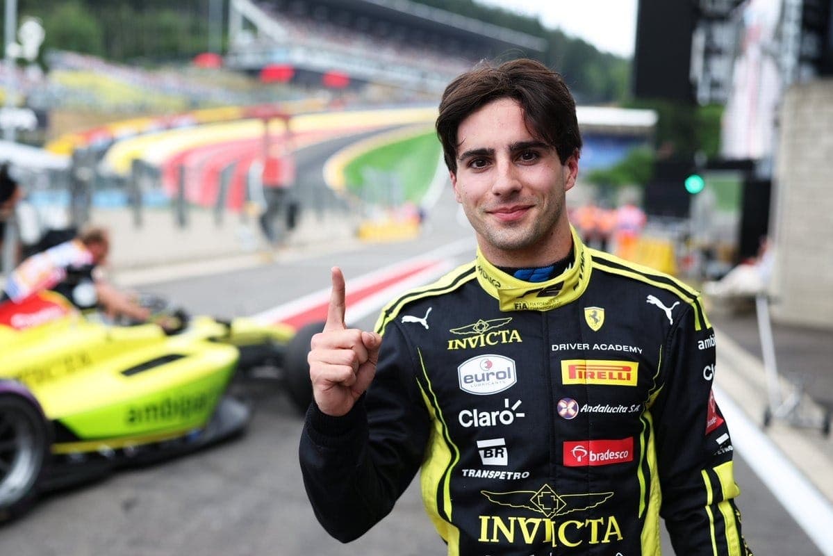 Rafa Câmara crava pole no GP da Bélgica de Fórmula 2; Fittipaldi é 15º