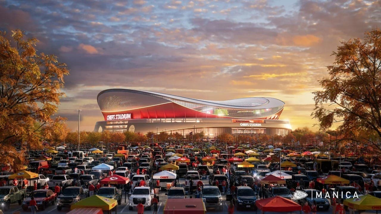 NFL: Chiefs revelam projeto de novo estádio de R$ 15 bilhões; veja imagens