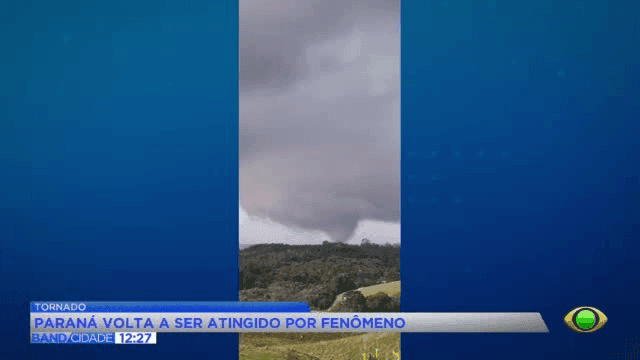 Paraná chega a 12 tornados confirmados em 2026; entenda a classificação