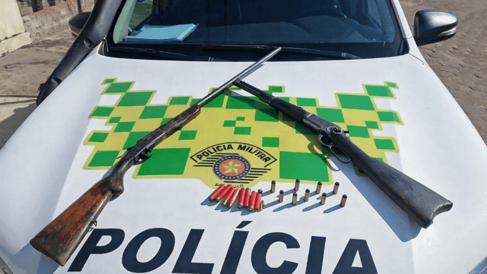 Polícia Militar Ambiental apreende armas e munições em Avaí