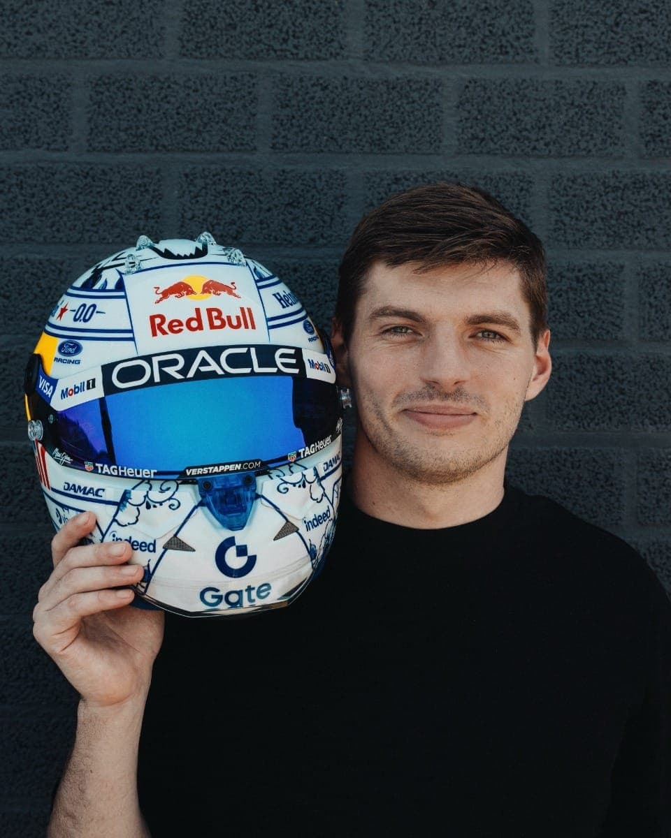 Verstappen revela capacete para o "último" GP da Holanda na Fórmula 1