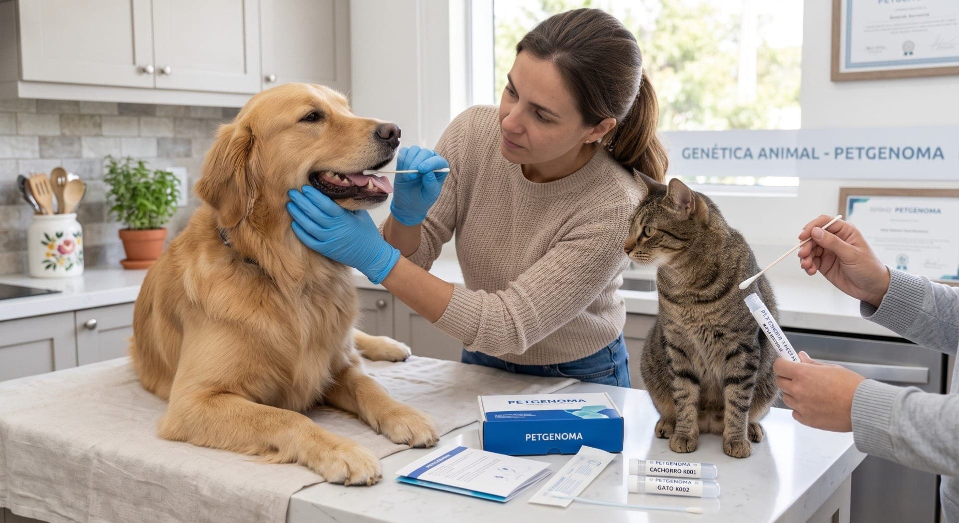Teste genético para cães e gatos antecipa riscos de doenças