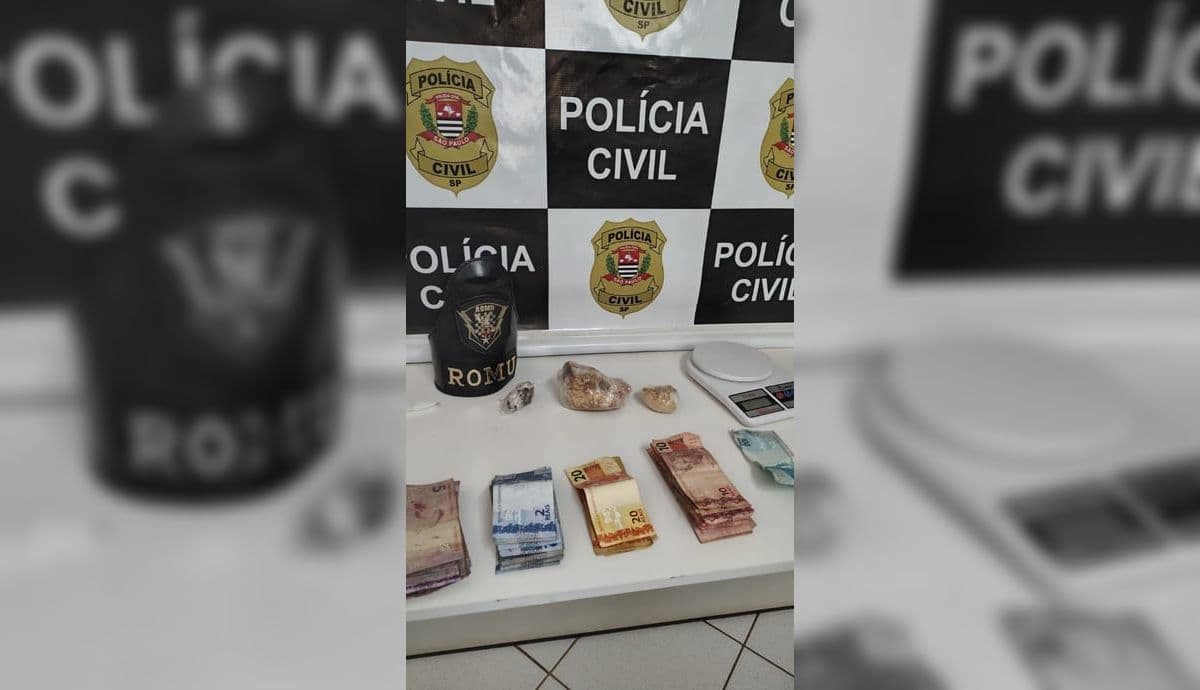 Homem é preso com 240 gramas de crack e dinheiro em Botucatu