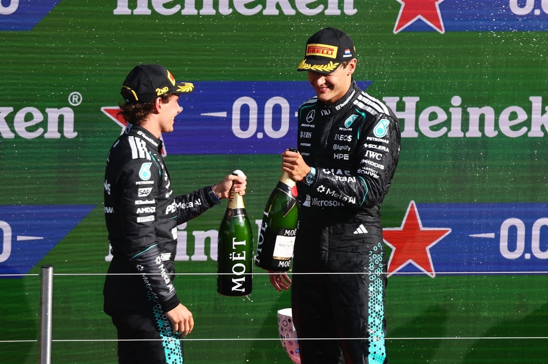Decisão certa? Russell comenta pedido da Mercedes por troca com Antonelli