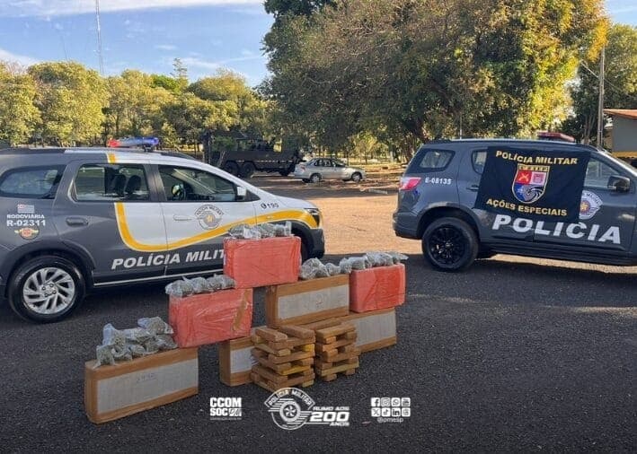 Homem é preso com mais de 240 quilos de drogas em Assis