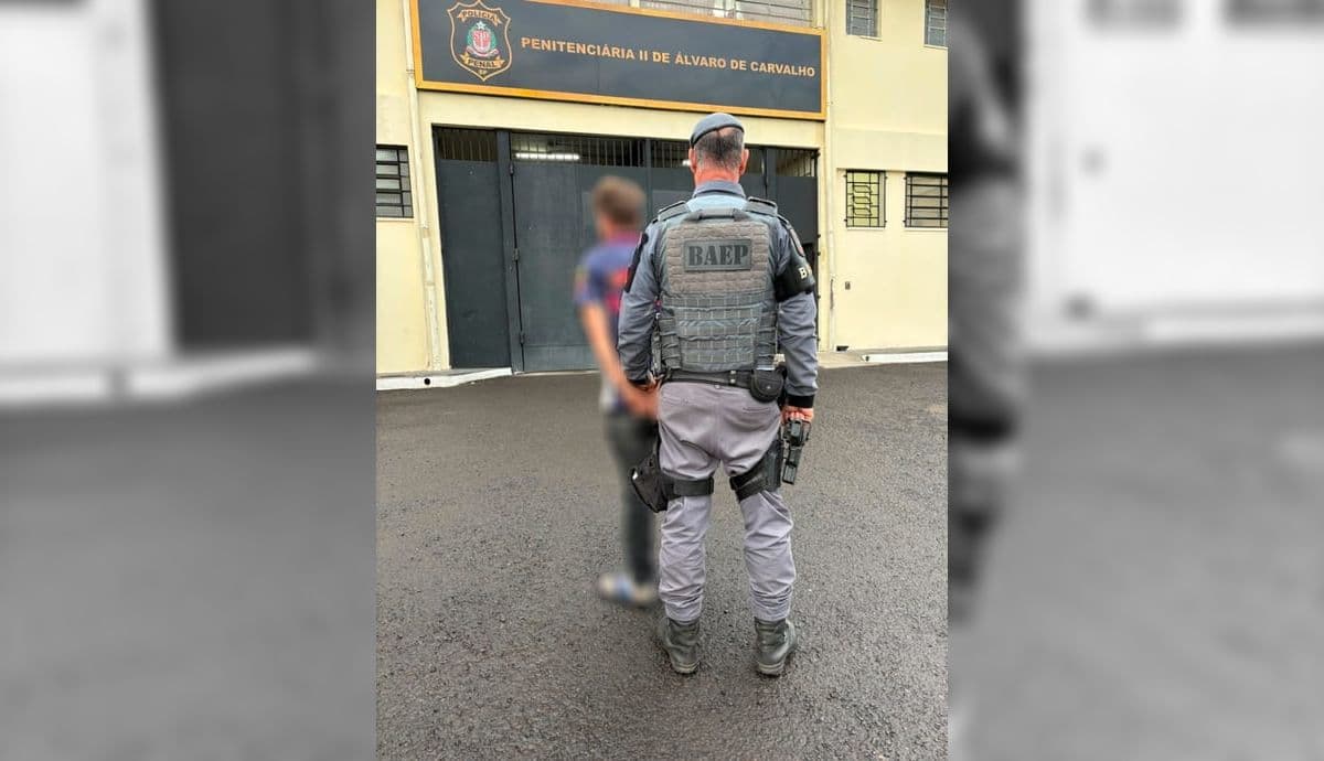 Homem procurado por tráfico de drogas é preso pelo BAEP em Marília